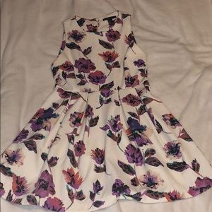 White floral dress
